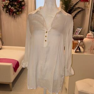 Lilly Pulitzer Cream Tunic Top
